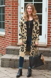 Leopard Cardigan & Confident Twosday Linkup 