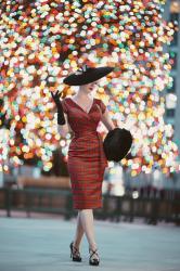 Classic Tartan || Rockefeller Lights with The Pretty Dress Company