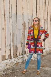 Colorful Plaid Sweater
