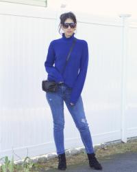 Cobalt Blue Sweater 