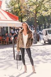 Leopard Faux Fur Coat