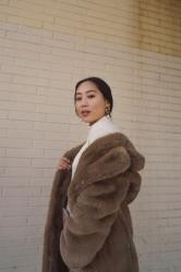 How I Styled a Faux Fur Coat for Winter