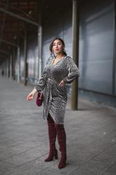 Velvet Midi Dress | Festive Winter Look
