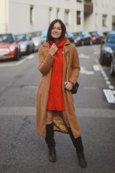 Robe pull et manteau long