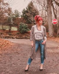 Velvet Duster & Skinny Jeans: My Virtual BFF