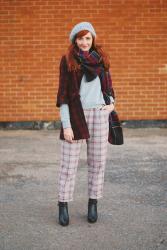 8 Ways to Wear Tartan / Checks / Plaid in Winter #iwillwearwhatilike