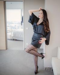Favorite outfits wearing stockings, tights & pantyhose during fall & winter