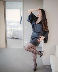 Favorite outfits wearing stockings, tights & pantyhose during fall & winter