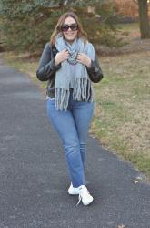 Moto Jacket + Cozy Scarf