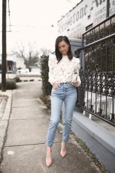 LACE + LEVI'S // HOW TO DRESS UP A BASIC LOOK