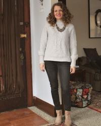 A Gorgeous Cable-Knit Sweater