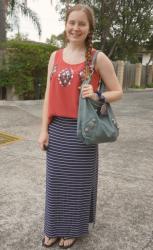Embellished Tanks and Maxi Skirts With Balenciaga Tempete Day Bag