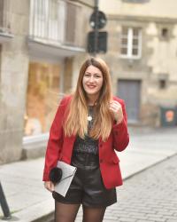 Le blazer rouge