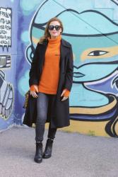Orange is the new black: a street style trend