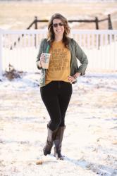 Thursday Fashion Files Link Up #198 – Farmhouse & Rae Dunn Inspired