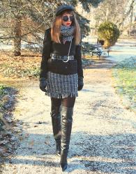 tweed skirt