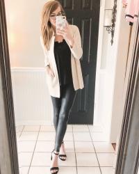 Five Ways to Wear Faux Leather Leggings