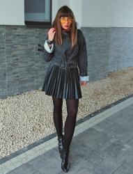 denim and leather