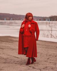 Pink Lace Skirt & Red Sweater: Pay It Forward