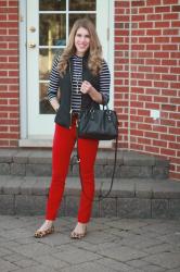 25 Date Night Ideas & 6 Ways to Wear Red Pants