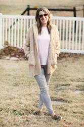Thursday Fashion Files Link Up #199 – Pink and Gray Styled w/ Neutrals