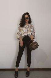 Look do dia: Estampa de correntes e bolsa de Bambu!