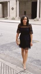 Trendy Thursday LinkUP + Ruffle Little Black Dress