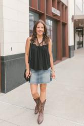 Rodeo Outfit with Cowboy Boots