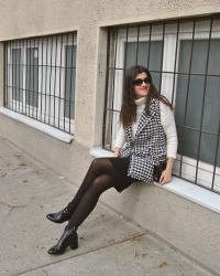 How to Wear a Houndstooth Print This Winter
