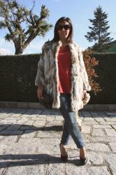 Fur coat