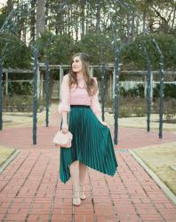 Mixing Pink and Green for Spring