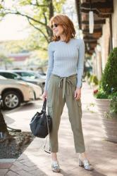 CHIC UTILITY STYLE PANTS