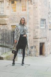 Winter Ellegant Outfit :: How I Syle Snake Print Coat