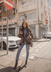 Oversized Shearling and The Best-Fitting Jeans