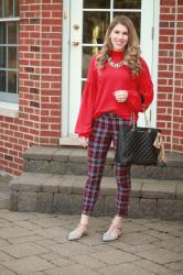 Red Blouse for Work & Confident Twosday Linkup 