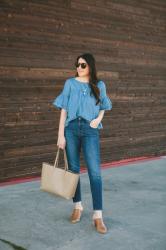 Chambray Ruffles + Two Must See Sales!