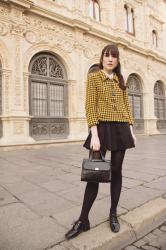 Yellow Houndstooth 