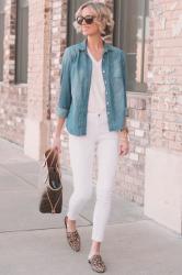 Mini Casual Capsule Wardrobe – 4 Ways to Wear a Chambray Shirt