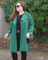Green Trench Coat Outfit