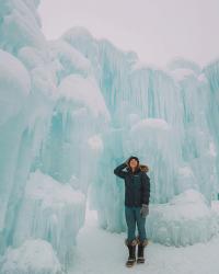 The Ice Castle in Edmonton