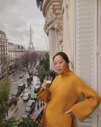 PFW 2019 Arje Mustard Yellow Turtleneck Sweater