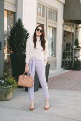 I’m Fully Obsessed with Lavender Pants