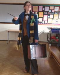 World Book Day outfit 2019- Newt Scamander from Fantastic Beasts and Where to Find them