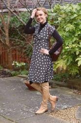 Vintage Spots and OTK (over the knee) Boots | Cold Spring Style