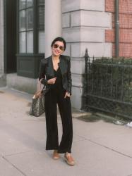 Shoe Swap // The cropped knit jumpsuit