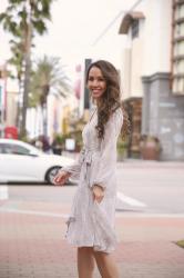 Feeling Alive Again + Snakeskin Print Wrap Dress