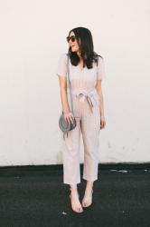 Puff Sleeve Jumpsuit + A New ‘Do!