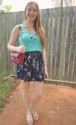 Bright Tanks Soft Shorts With Colourful Bags: Easy Summer SAHM Style