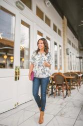 Casual Floral Top for Spring