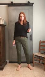 I love olive pants.